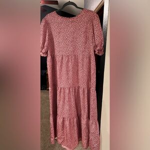 Printed maxi dress XL